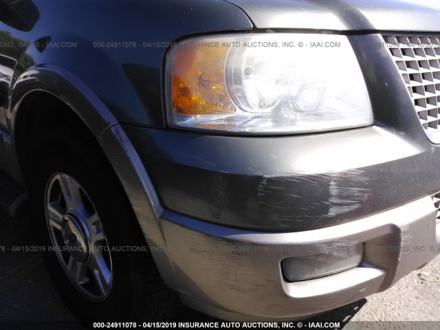 1FMPU17L94LA09238 - 2004 FORD EXPEDITION EDDIE BAUER GRAY photo 6