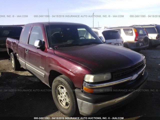 2GCEC19T411121295 - 2001 CHEVROLET SILVERADO C1500 MAROON photo 1