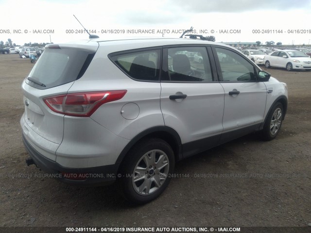 1FMCU0F75FUB74259 - 2015 FORD ESCAPE S WHITE photo 4