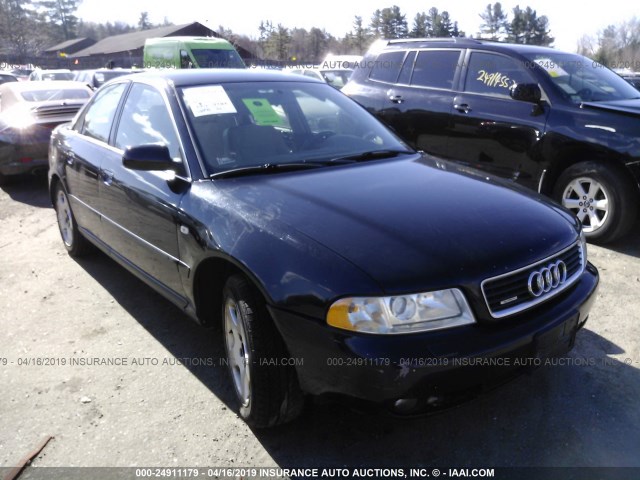 WAUDH28D6YA141235 - 2000 AUDI A4 2.8 QUATTRO BLACK photo 1