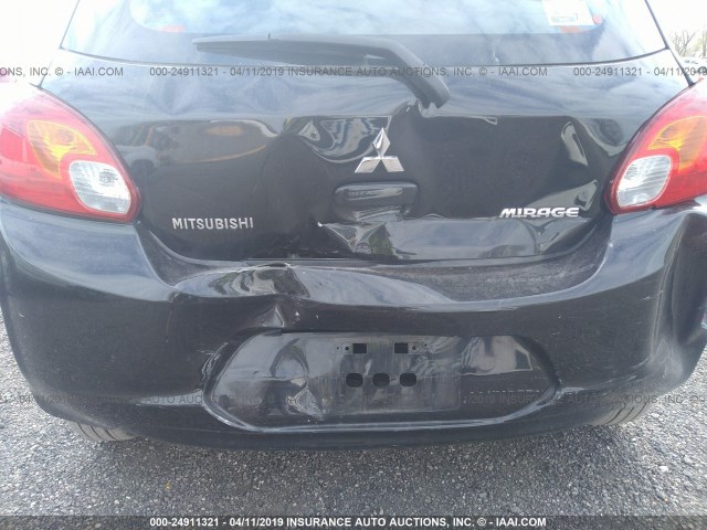 ML32A3HJ0FH047336 - 2015 MITSUBISHI MIRAGE DE BLACK photo 6