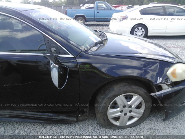 2G1WA5EK7A1109651 - 2010 CHEVROLET IMPALA LS 黑色 照片 6