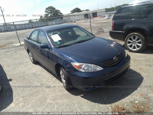 4T1BE32K83U193436 - 2003 TOYOTA CAMRY LE/XLE/SE BLUE photo 1