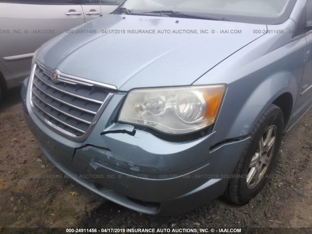 2A8HR54P58R820050 - 2008 CHRYSLER TOWN & COUNTRY TOURING BLUE photo 6