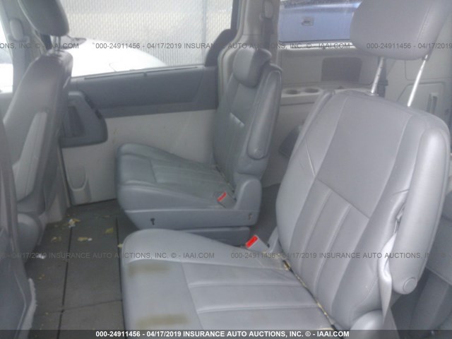 2A8HR54P58R820050 - 2008 CHRYSLER TOWN & COUNTRY TOURING BLUE photo 8