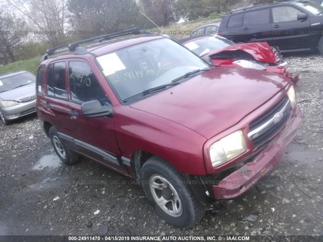 2CNBE13C0X6930130 - 1999 CHEVROLET TRACKER RED photo 1