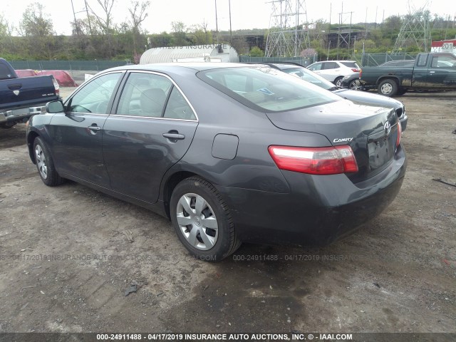 4T1BE46K47U190331 - 2007 TOYOTA CAMRY NEW GENERAT CE/LE/XLE/SE GRAY photo 3