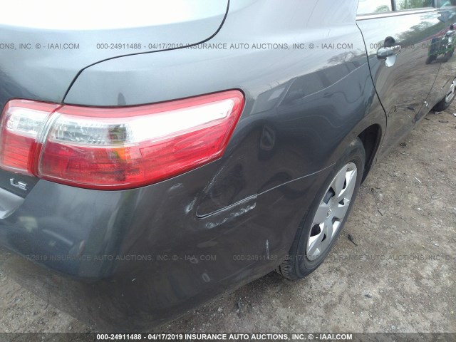 4T1BE46K47U190331 - 2007 TOYOTA CAMRY NEW GENERAT CE/LE/XLE/SE GRAY photo 6