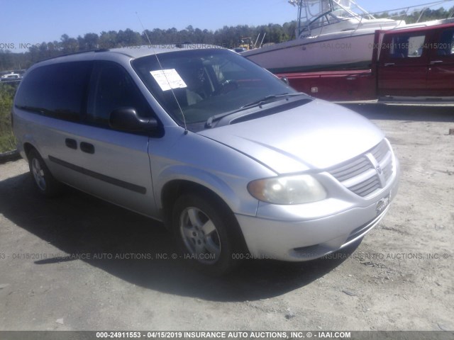 1D4GP24R55B292158 - 2005 DODGE GRAND CARAVAN SE SILVER photo 1