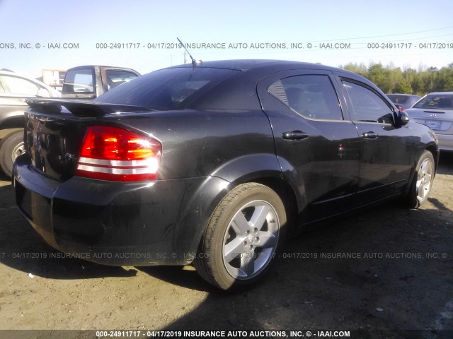 1B3LC76M98N163432 - 2008 DODGE AVENGER R/T 黑色 照片 4