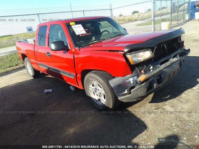 2GCEC19V951292776 - 2005 CHEVROLET SILVERADO C1500 RED photo 1