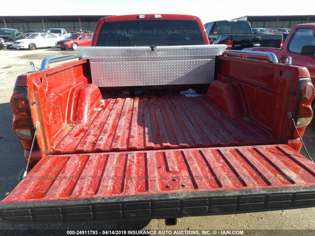 2GCEC19V951292776 - 2005 CHEVROLET SILVERADO C1500 RED photo 8