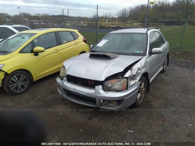 JF1GG29685G803396 - 2005 SUBARU IMPREZA WRX/VDT SILVER photo 2