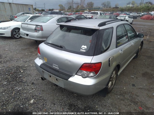 JF1GG29685G803396 - 2005 SUBARU IMPREZA WRX/VDT SILVER photo 4