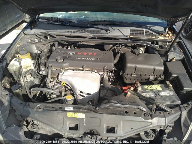 4T1CE38P26U749266 - 2006 TOYOTA CAMRY SOLARA SE/SLE BLACK photo 10