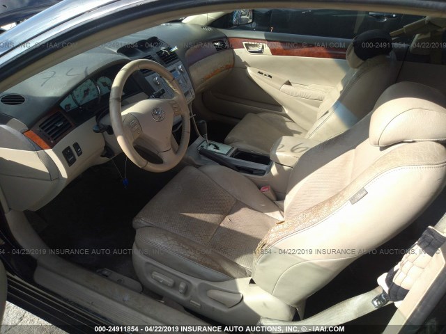 4T1CE38P26U749266 - 2006 TOYOTA CAMRY SOLARA SE/SLE BLACK photo 5