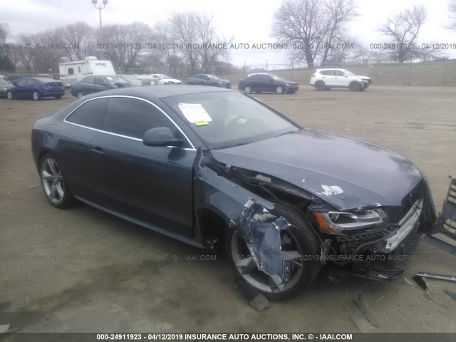 WAUDK78T29A033945 - 2009 AUDI A5 QUATTRO GRAY photo 1