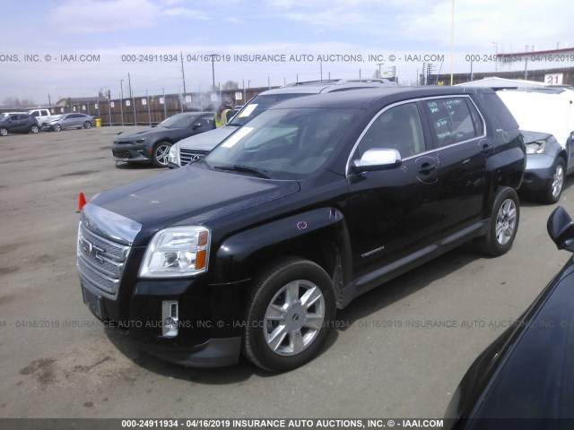 2GKFLREK2C6398036 - 2012 GMC TERRAIN SLE BLACK photo 2