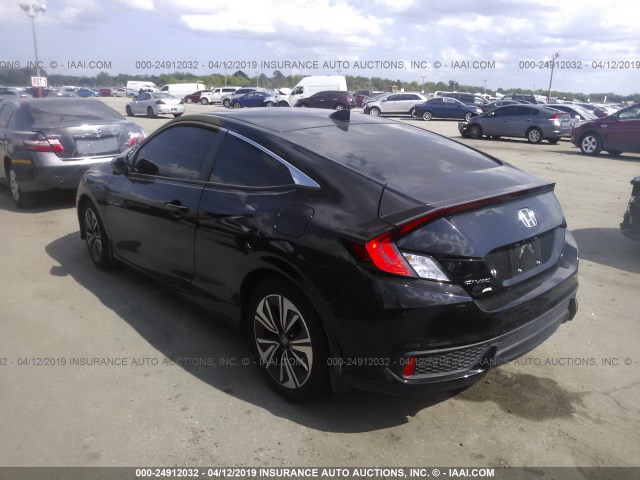 2HGFC3B71GH356395 - 2016 HONDA CIVIC EXL BLACK photo 3