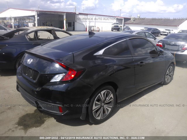 2HGFC3B71GH356395 - 2016 HONDA CIVIC EXL BLACK photo 4