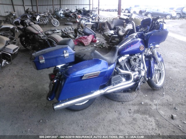 1HD1FC4117Y672702 - 2007 HARLEY-DAVIDSON FLHTCUI BLUE photo 4