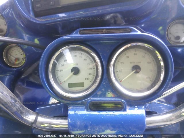 1HD1FC4117Y672702 - 2007 HARLEY-DAVIDSON FLHTCUI BLUE photo 7