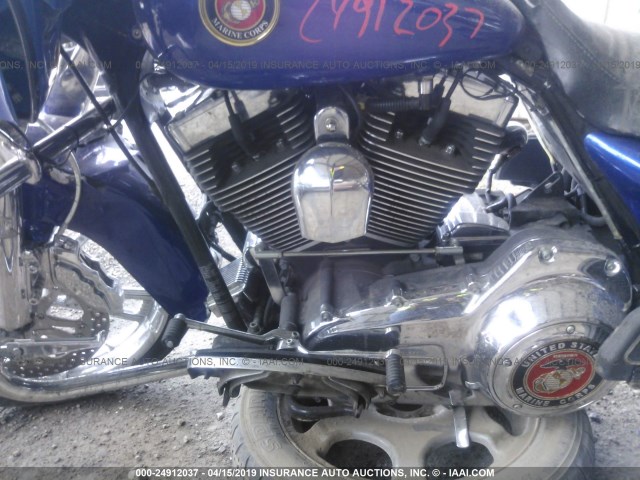 1HD1FC4117Y672702 - 2007 HARLEY-DAVIDSON FLHTCUI BLUE photo 9