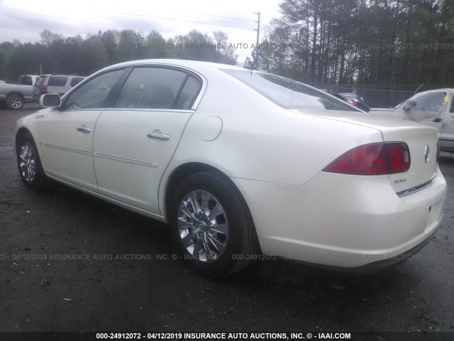 1G4HD57208U206348 - 2008 BUICK LUCERNE CXL CREAM photo 3