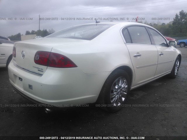 1G4HD57208U206348 - 2008 BUICK LUCERNE CXL CREAM photo 4