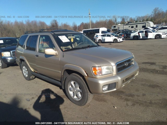 JN8DR09Y71W600288 - 2001 NISSAN PATHFINDER LE/SE/XE BEIGE photo 1