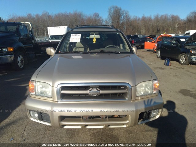 JN8DR09Y71W600288 - 2001 NISSAN PATHFINDER LE/SE/XE BEIGE photo 6