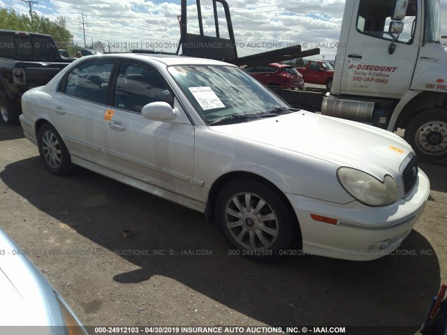 KMHWF35H94A020364 - 2004 HYUNDAI SONATA GLS/LX WHITE photo 1