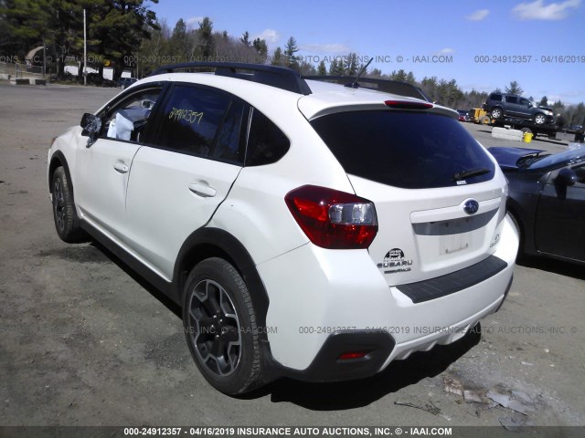 JF2GPADC8F8282095 - 2015 SUBARU XV CROSSTREK 2.0 PREMIUM WHITE photo 3