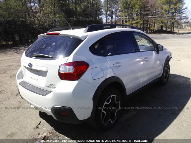 JF2GPADC8F8282095 - 2015 SUBARU XV CROSSTREK 2.0 PREMIUM WHITE photo 4