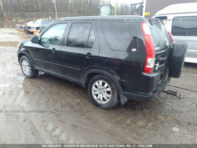 SHSRD789X6U432489 - 2006 HONDA CR-V SE/EX BLACK photo 3