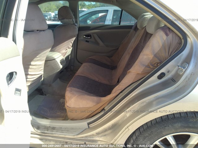 4T1BE46KX9U323337 - 2009 TOYOTA CAMRY SE/LE/XLE BEIGE photo 8