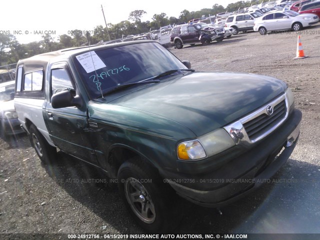 4F4YR12C8XTM00023 - 1999 MAZDA B2500 GREEN photo 1