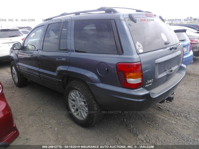 1J4GW48S34C149379 - 2004 JEEP GRAND CHEROKEE LAREDO/COLUMBIA/FREEDOM 蓝色 照片 3