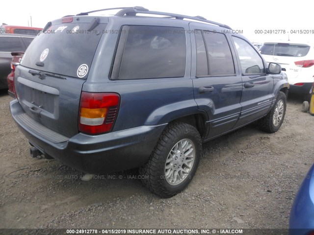 1J4GW48S34C149379 - 2004 JEEP GRAND CHEROKEE LAREDO/COLUMBIA/FREEDOM 蓝色 照片 4