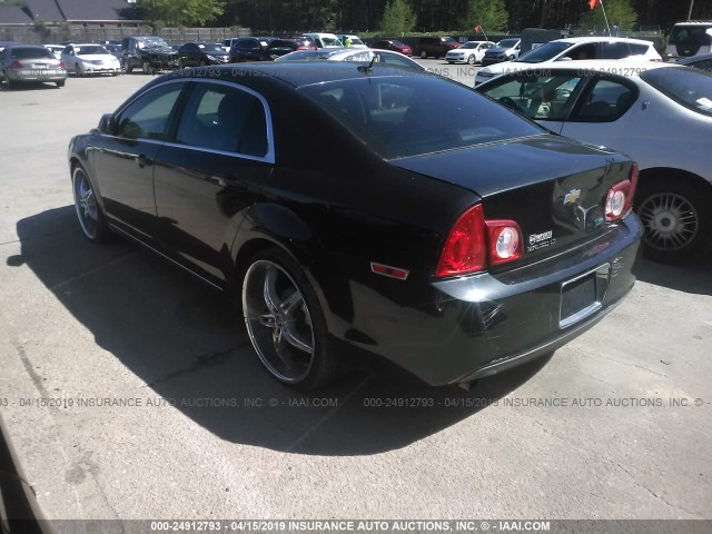 1G1ZD5E03AF134915 - 2010 CHEVROLET MALIBU 2LT BLACK photo 3