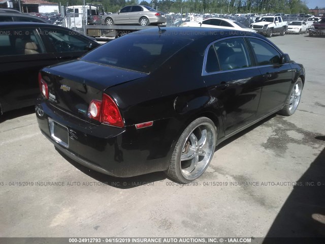 1G1ZD5E03AF134915 - 2010 CHEVROLET MALIBU 2LT BLACK photo 4