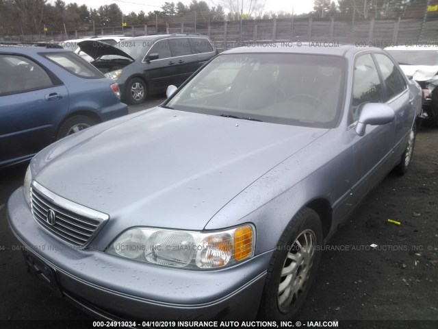 JH4KA9653WC001386 - 1998 ACURA 3.5RL GRAY photo 2