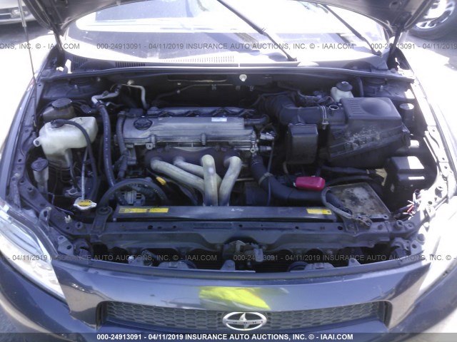 JTKDE177070176349 - 2007 TOYOTA SCION TC 灰色 照片 10