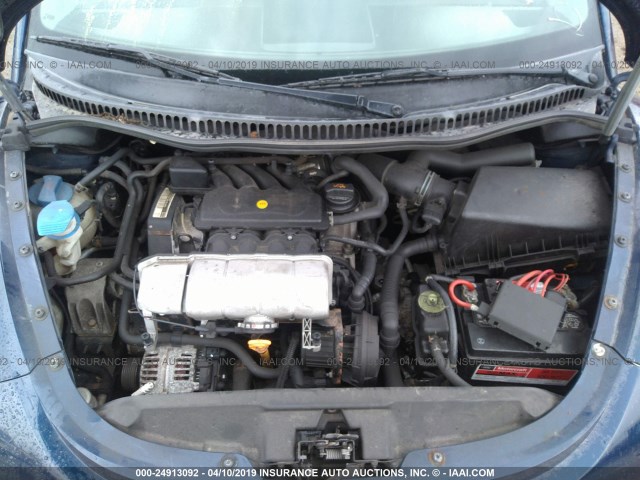 3VWCK21Y83M304618 - 2003 VOLKSWAGEN NEW BEETLE GLS 蓝色 照片 10