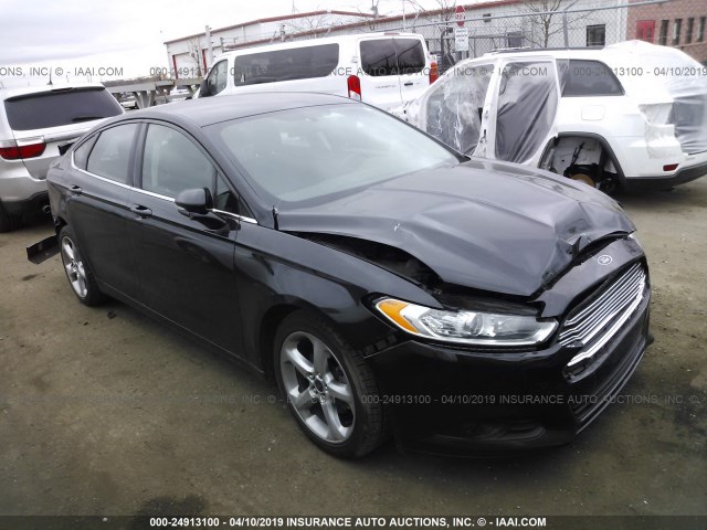 1FA6P0H7XF5101619 - 2015 FORD FUSION SE BLACK photo 1