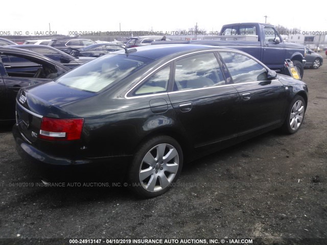 WAUDG74F85N094236 - 2005 AUDI A6 3.2 QUATTRO GREEN photo 4