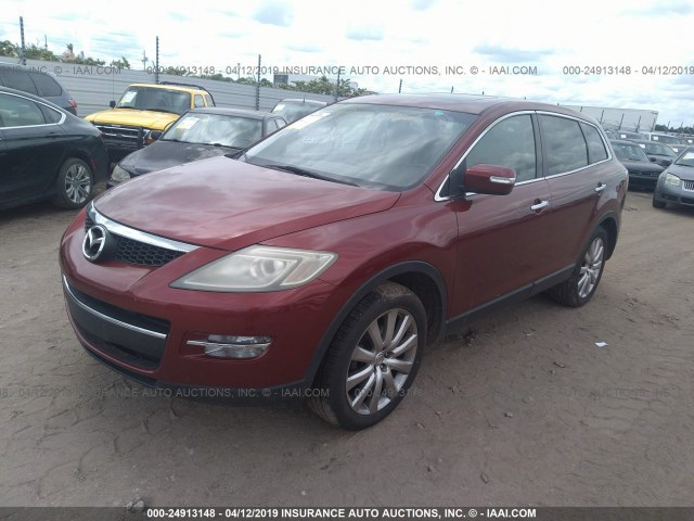 JM3TB28Y070112988 - 2007 MAZDA CX-9 RED photo 2