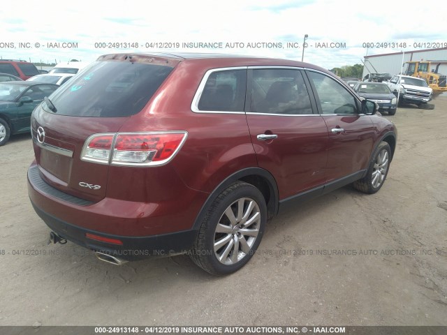 JM3TB28Y070112988 - 2007 MAZDA CX-9 RED photo 4