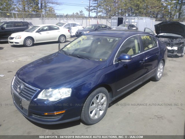 WVWAK73C47P077629 - 2007 VOLKSWAGEN PASSAT 2.0T/WOLFSBURG BLUE photo 2