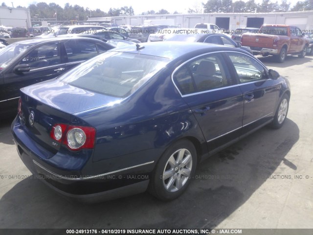 WVWAK73C47P077629 - 2007 VOLKSWAGEN PASSAT 2.0T/WOLFSBURG BLUE photo 4